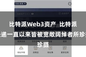 比特派Web3资产  比特派快递一直以来皆被宽敞阔绰者所珍摄
