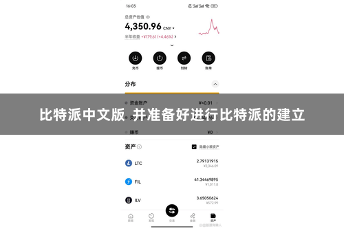 比特派中文版  并准备好进行比特派的建立